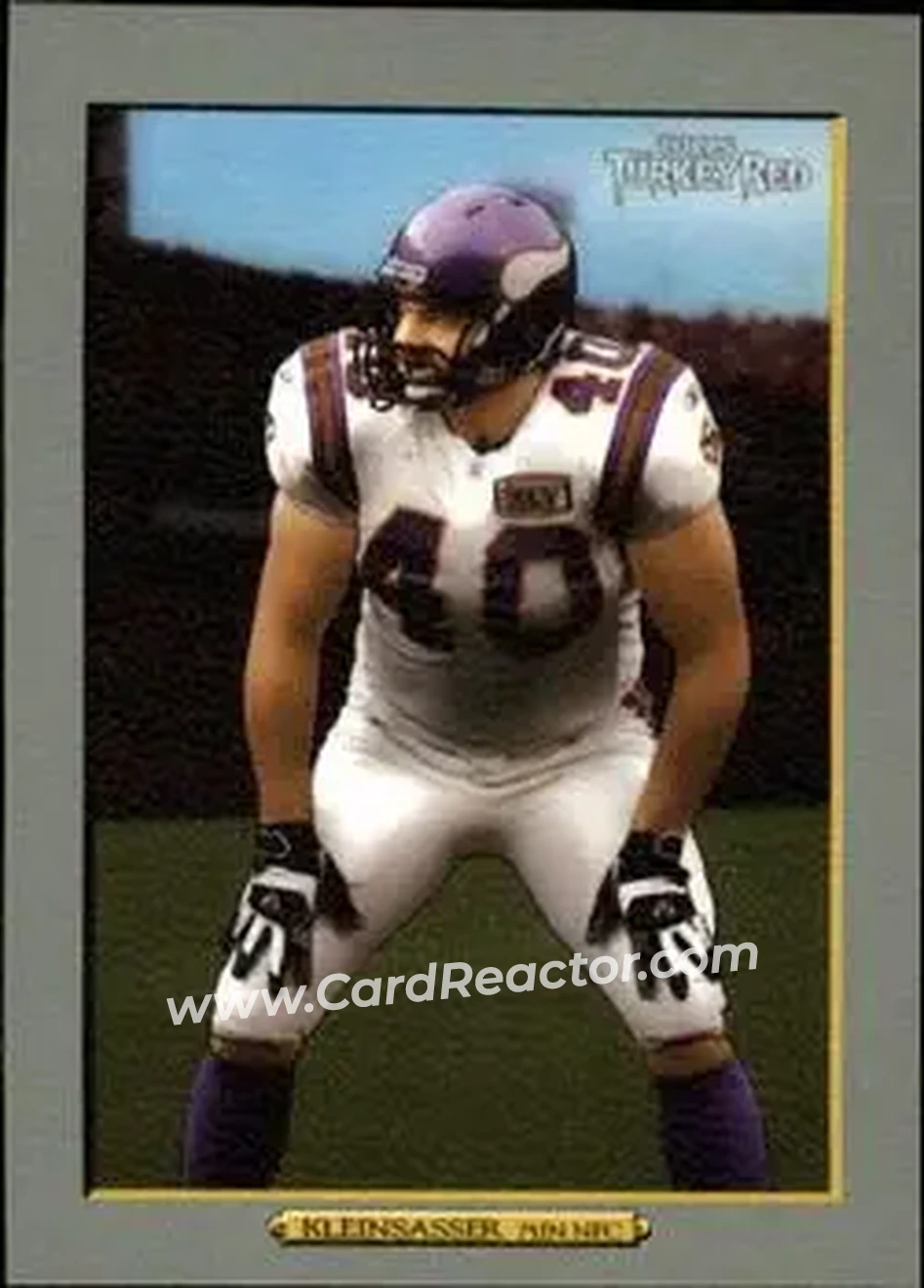 2006 Topps Turkey Red #14 - Jim Kleinsasser - Minnesota Vikings