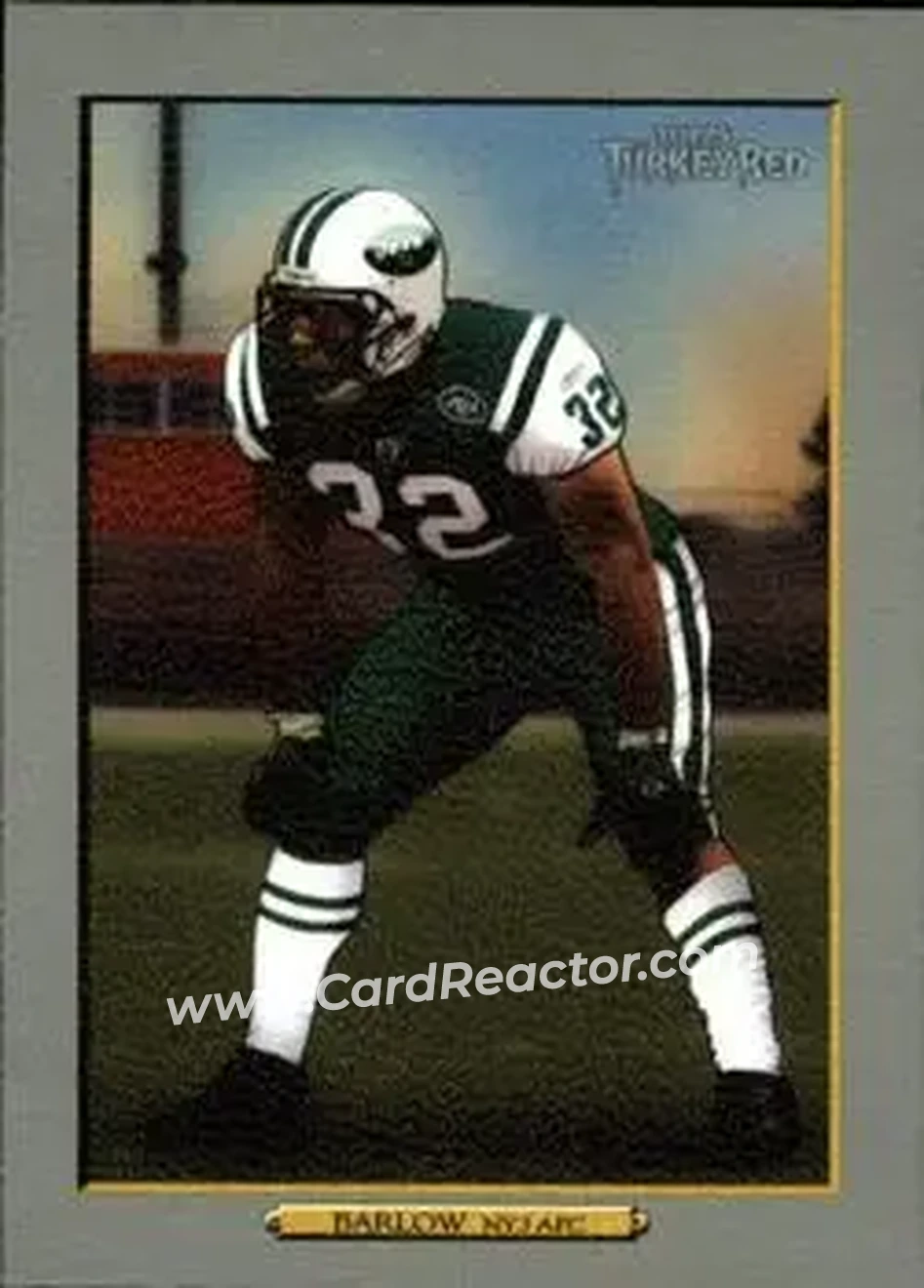 2006 Topps Turkey Red #22 - Kevan Barlow - New York Jets - Front
