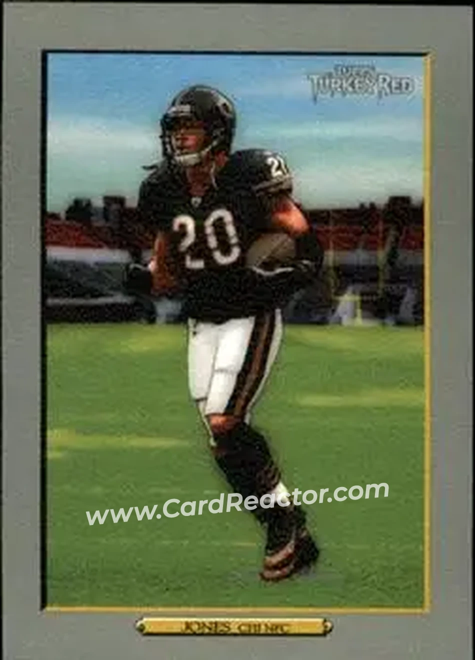 2006 Topps Turkey Red #25 - Thomas Jones - Chicago Bears - Front