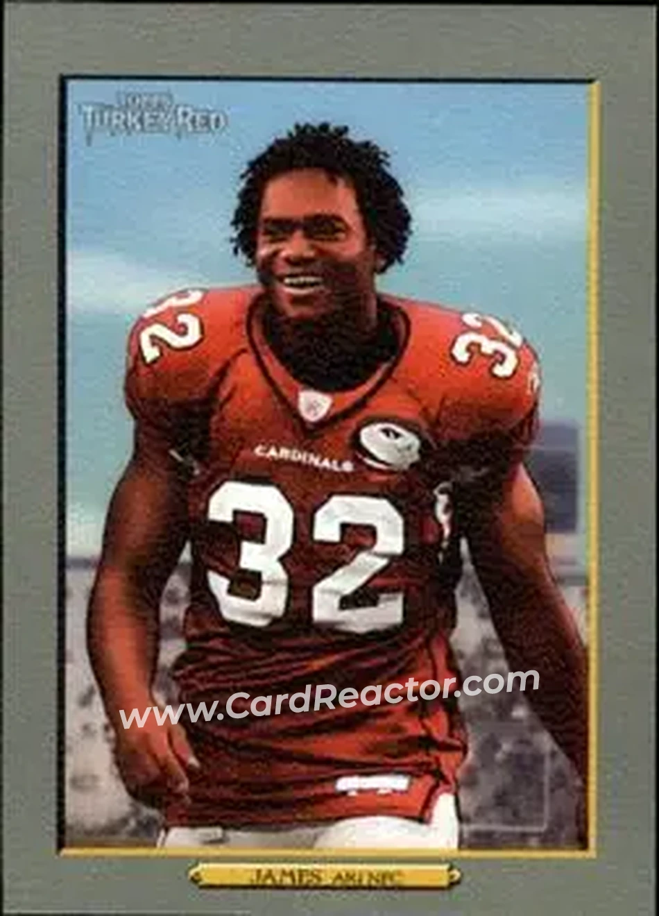 2006 Topps Turkey Red #28 - Edgerrin James - Arizona Cardinals - Front 2006 Topps Turkey Red #28 - Edgerrin James - Arizona Cardinals - Front