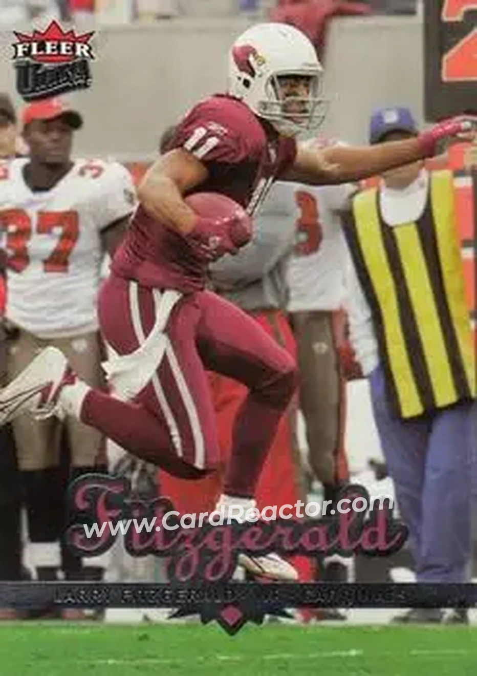 2006 Ultra #1 - Larry Fitzgerald - Arizona Cardinals - Front 2006 Ultra #1 - Larry Fitzgerald - Arizona Cardinals - Front