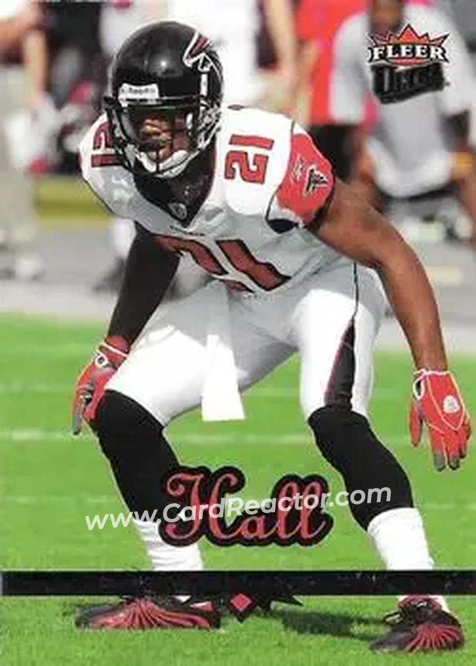2006 Ultra #12 - DeAngelo Hall - Atlanta Falcons - Front