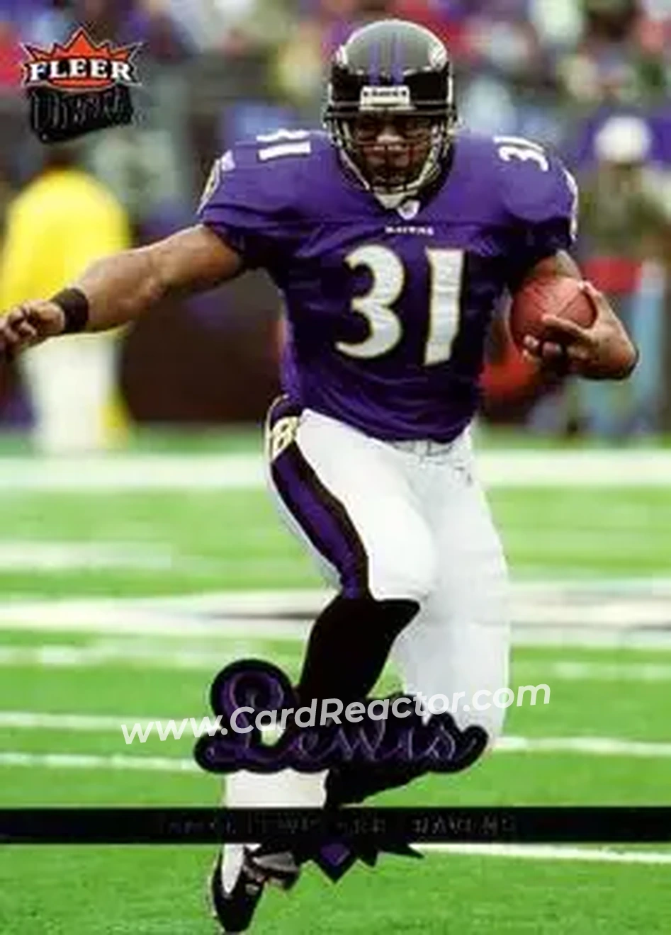2006 Ultra #14 - Jamal Lewis - Baltimore Ravens - Front