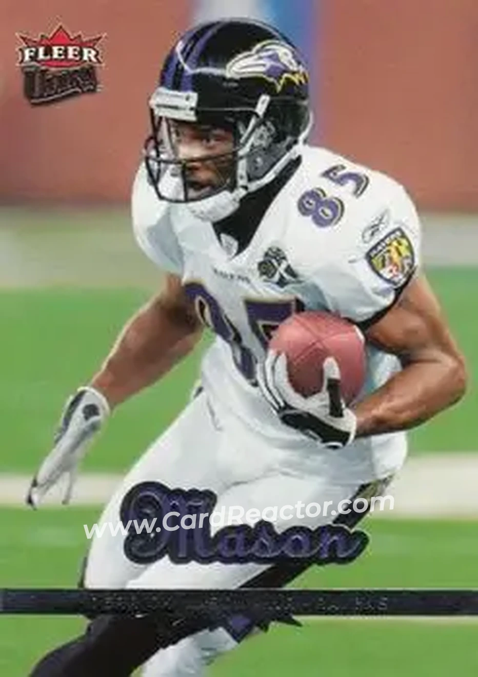 2006 Ultra #16 - Derrick Mason - Baltimore Ravens - Front