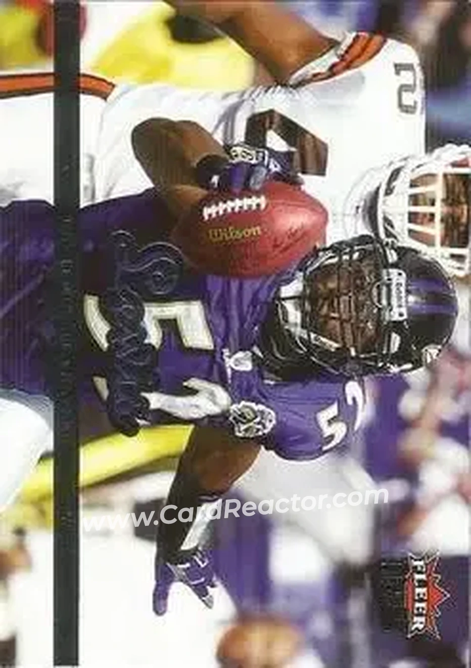 2006 Ultra #17 - Ray Lewis - Baltimore Ravens - Front