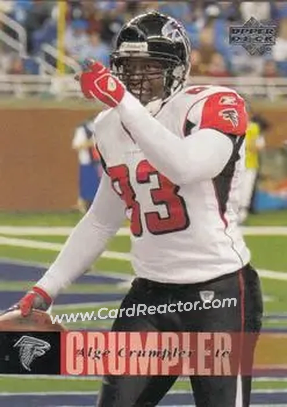 2006 Upper Deck #8 - Alge Crumpler - Atlanta Falcons - Front
