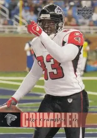 2006 Upper Deck #8 - Alge Crumpler - Atlanta Falcons