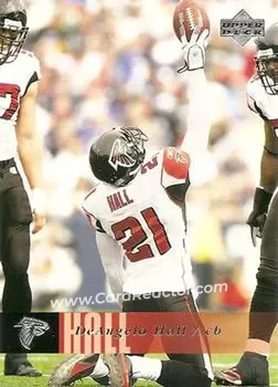 2006 Upper Deck #12 - DeAngelo Hall - Atlanta Falcons - Front