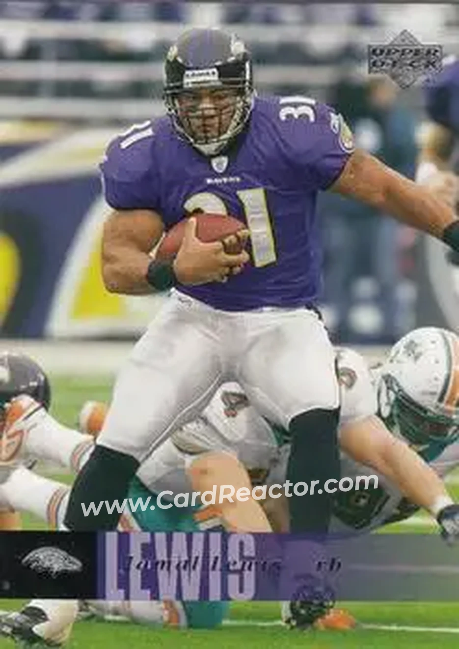 2006 Upper Deck #13 - Jamal Lewis - Baltimore Ravens - Front