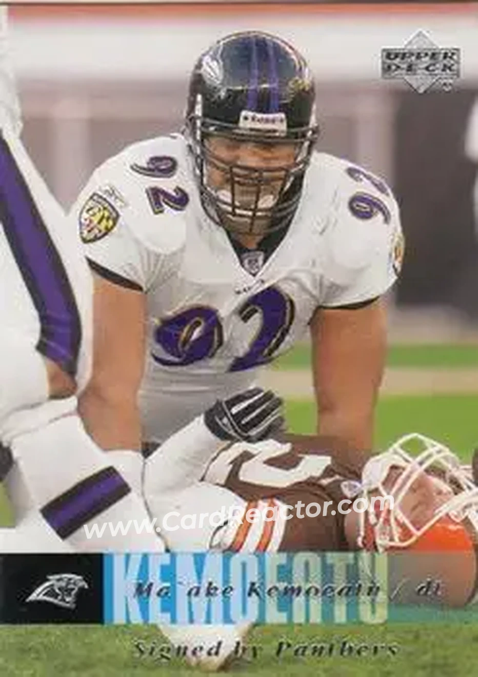 2006 Upper Deck #30 - Ma'Ake Kemoeatu - Carolina Panthers - Front