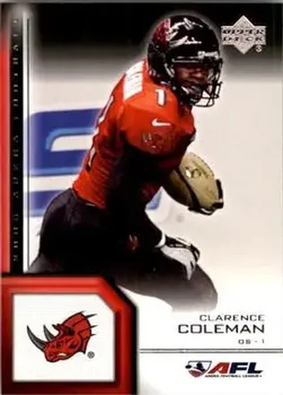 2006 Upper Deck AFL #2 - Clarence Coleman - Grand Rapids Rampage
