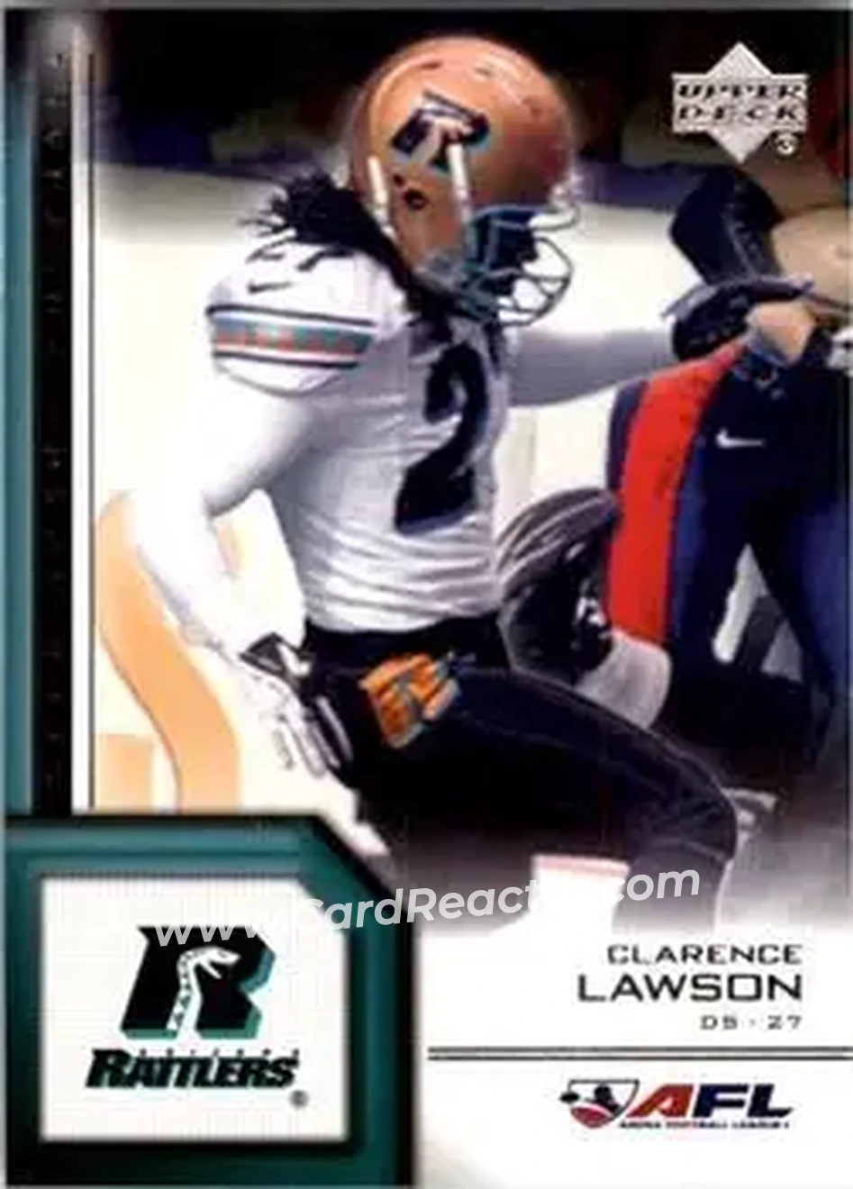 2006 Upper Deck AFL #10 - Clarence Lawson - Arizona Rattlers - Front
