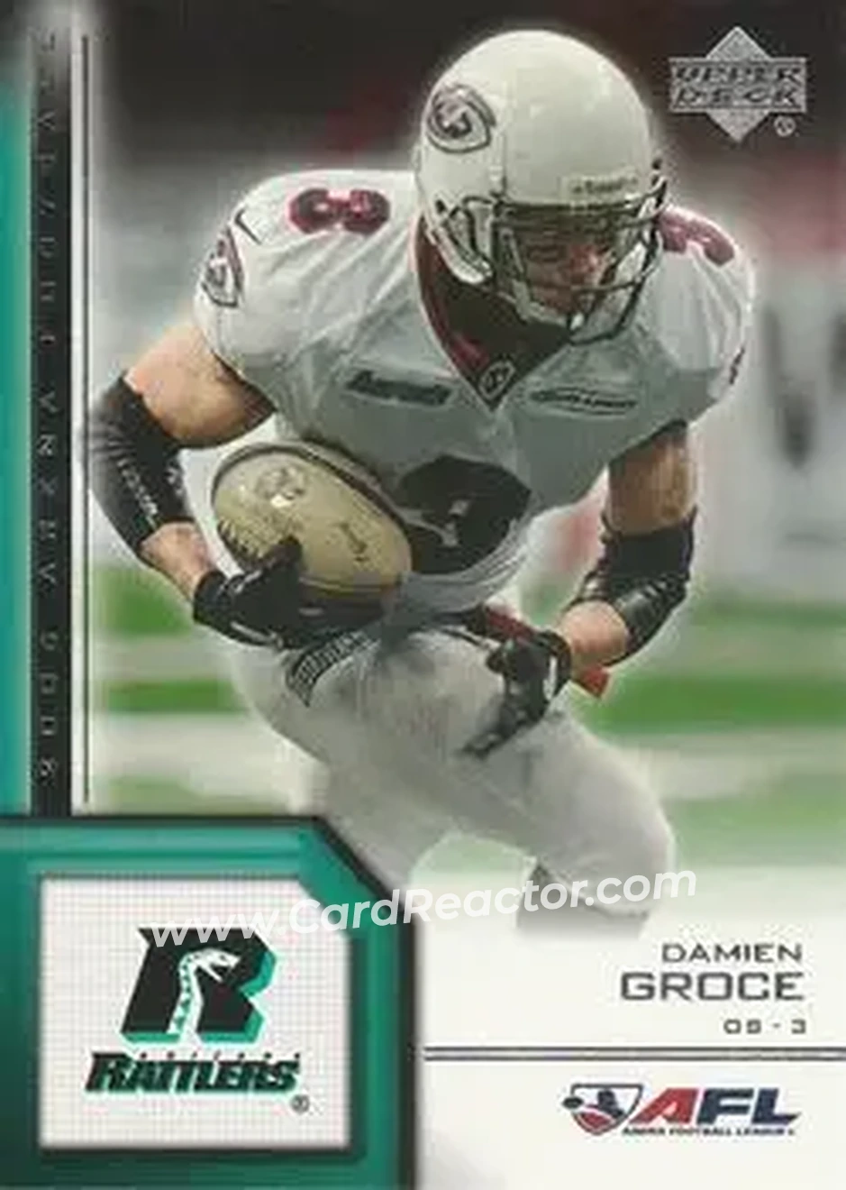 2006 Upper Deck AFL #11 - Damien Groce - Arizona Rattlers - Front