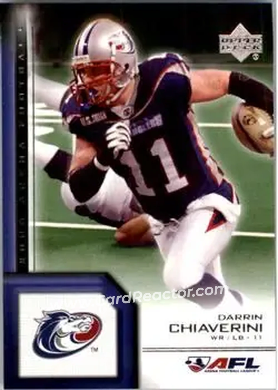 2006 Upper Deck AFL #15 - Darrin Chiaverini - Austin Wranglers - Front