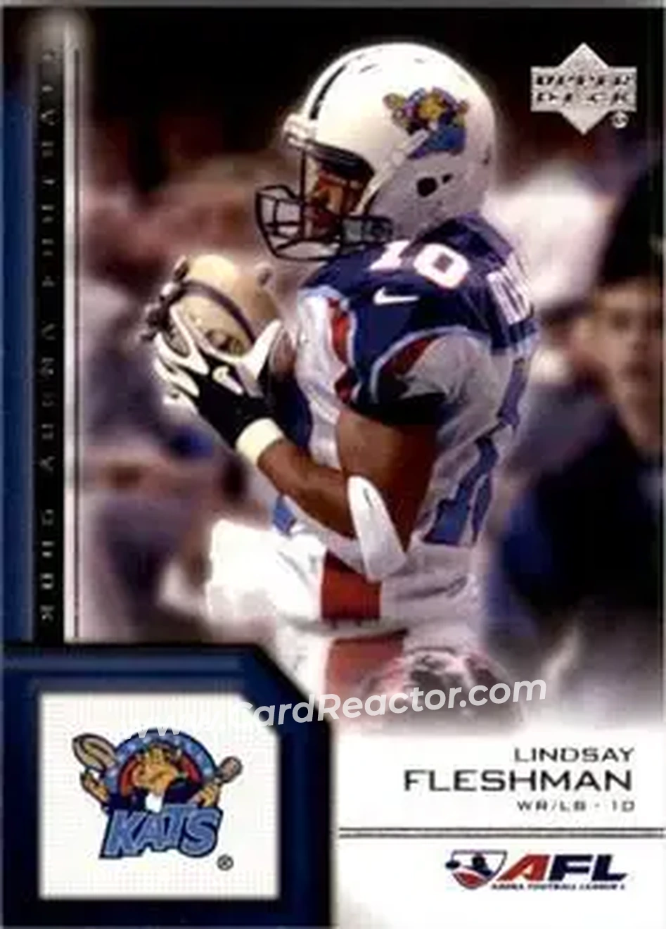 2006 Upper Deck AFL #18 - Lindsay Fleshman - Nashville Kats - Front