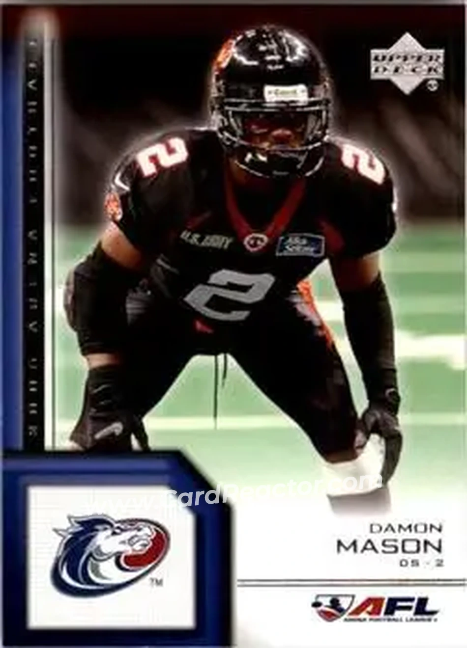 2006 Upper Deck AFL #22 - Damon Mason - Austin Wranglers - Front