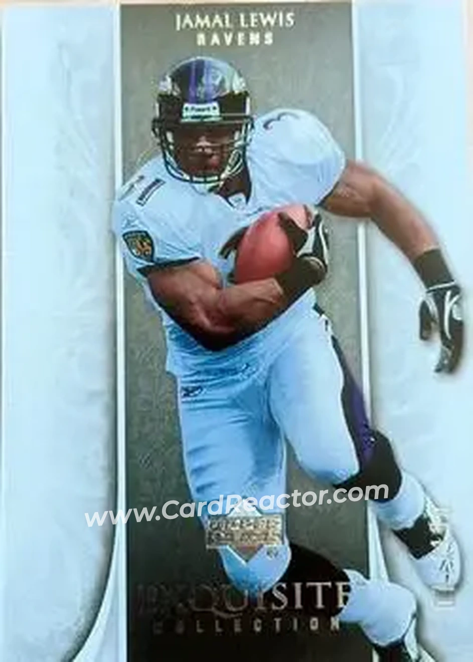2006 Upper Deck Exquisite Collection #6 - Jamal Lewis - Baltimore Ravens - Front