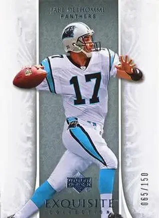 Jake Delhomme · 2006 Upper Deck Exquisite Collection #9