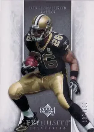 Deuce McAllister · 2006 Upper Deck Exquisite Collection #38