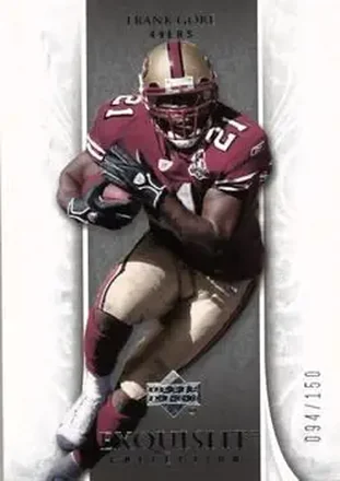 2006 Upper Deck Exquisite Collection #52 - Frank Gore - San Francisco 49ers