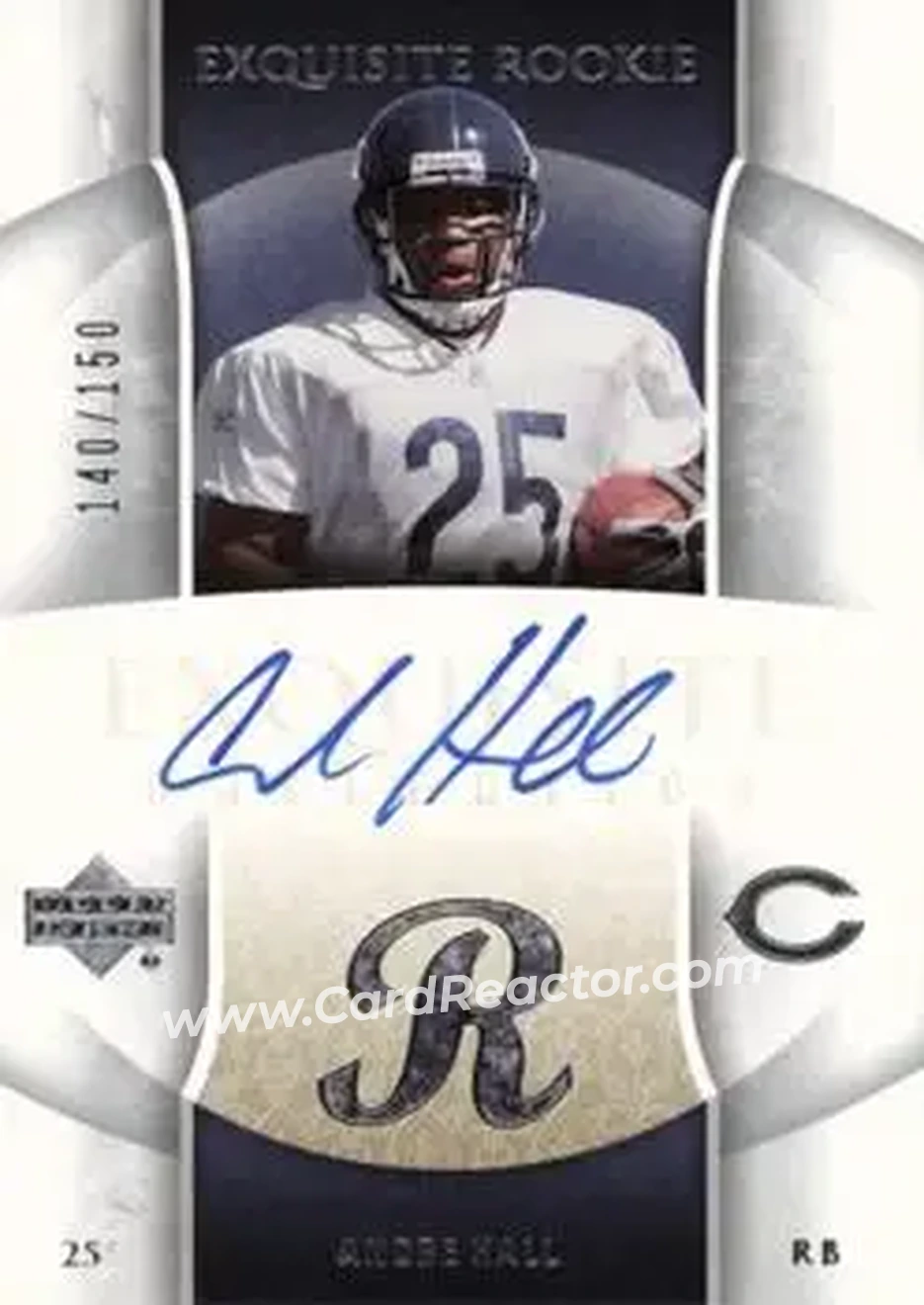2006 Upper Deck Exquisite Collection #61 - Andre Hall - Chicago Bears