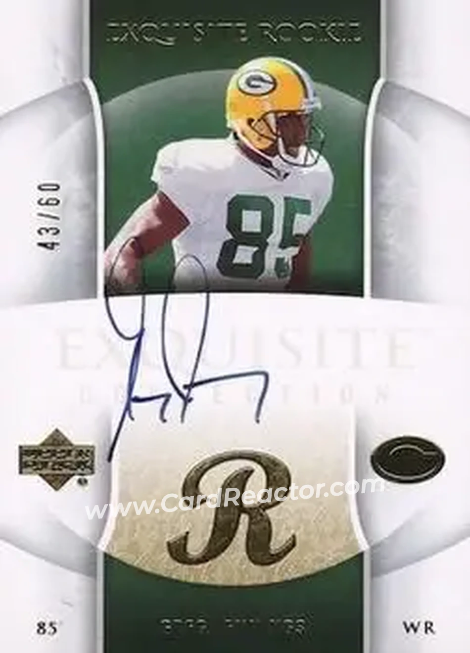 2006 Upper Deck Exquisite Collection #79 - Greg Jennings - Green Bay Packers - Front