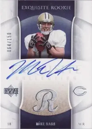 2006 Upper Deck Exquisite Collection #93 - Mike Hass - Chicago Bears