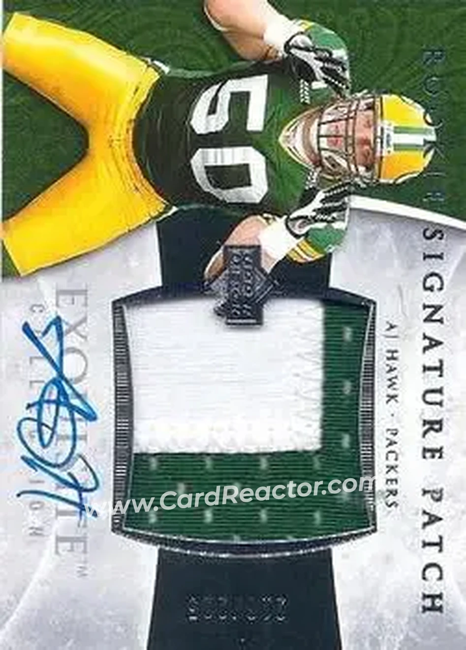 2006 Upper Deck Exquisite Collection #109 - A.J. Hawk - Green Bay Packers - Front