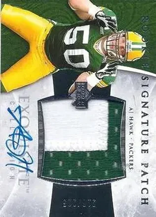 2006 Upper Deck Exquisite Collection #109 - A.J. Hawk - Green Bay Packers