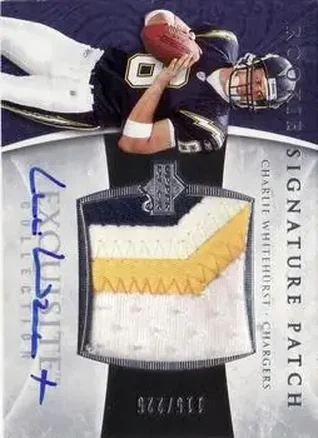 2006 Upper Deck Exquisite Collection #114 - Charlie Whitehurst - San Diego Chargers