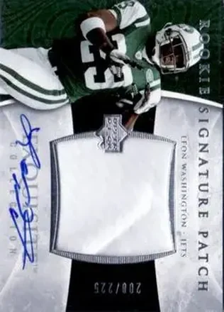 2006 Upper Deck Exquisite Collection #123 - Leon Washington - New York Jets