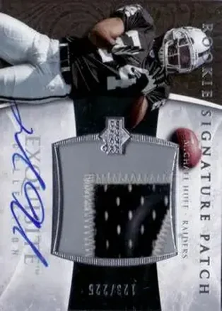 2006 Upper Deck Exquisite Collection #128 - Michael Huff - Oakland Raiders