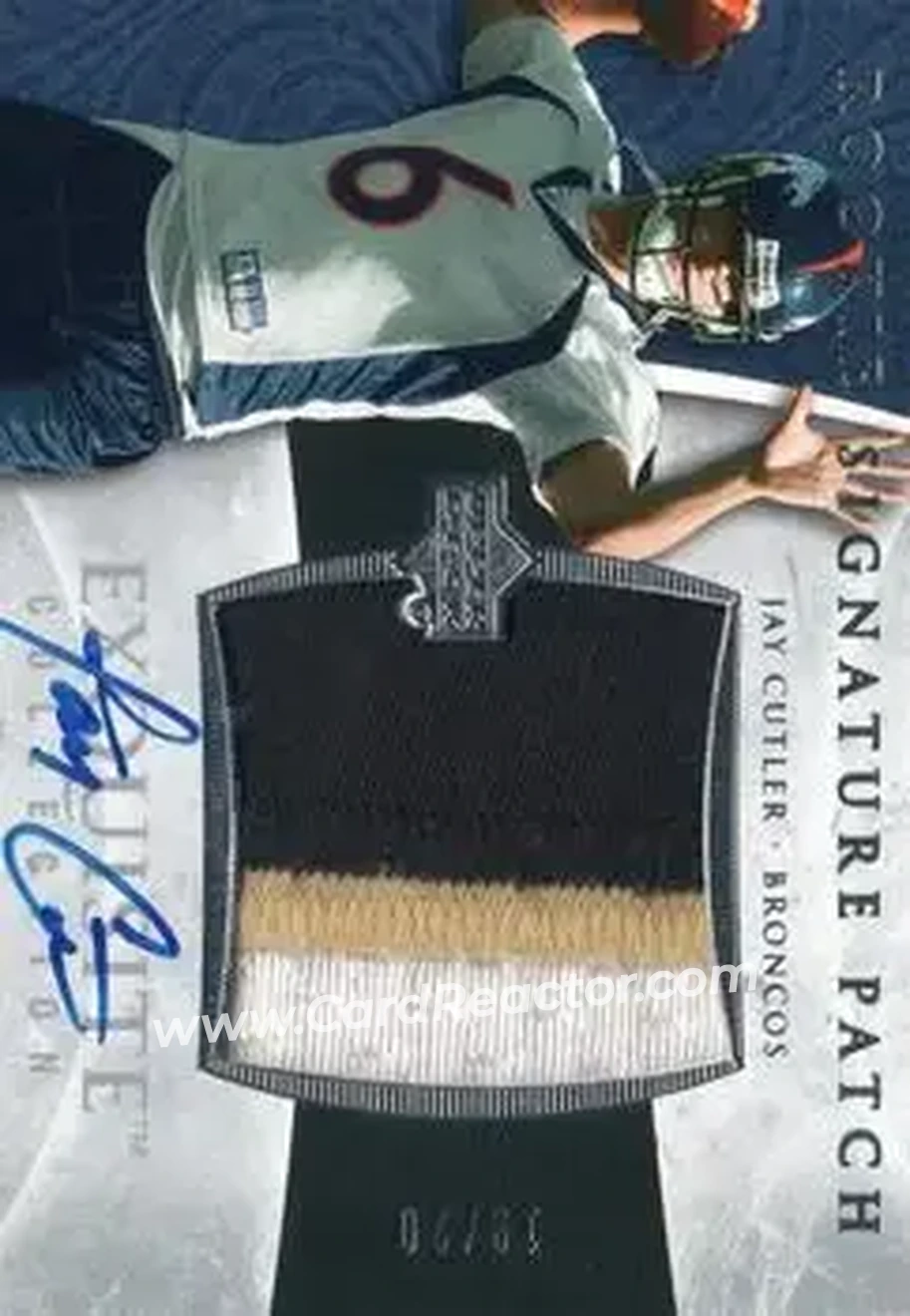 2006 Upper Deck Exquisite Collection #134 - Jay Cutler - Denver Broncos - Front 2006 Upper Deck Exquisite Collection #134 - Jay Cutler - Denver Broncos - Front