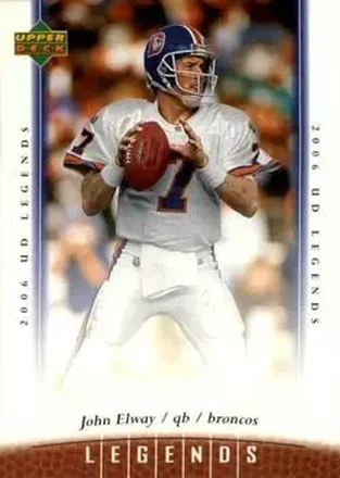 2006 Upper Deck Legends #2 - John Elway - Denver Broncos