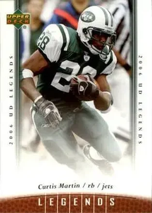 2006 Upper Deck Legends #7 - Curtis Martin - New York Jets