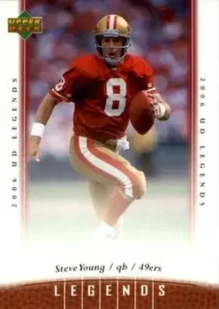 2006 Upper Deck Legends #9 - Steve Young - San Francisco 49ers
