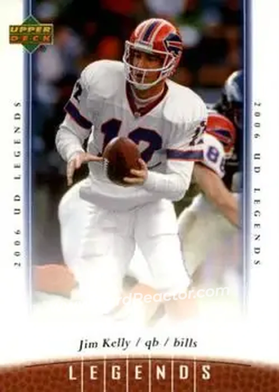 2006 Upper Deck Legends #10 - Jim Kelly - Buffalo Bills - Front
