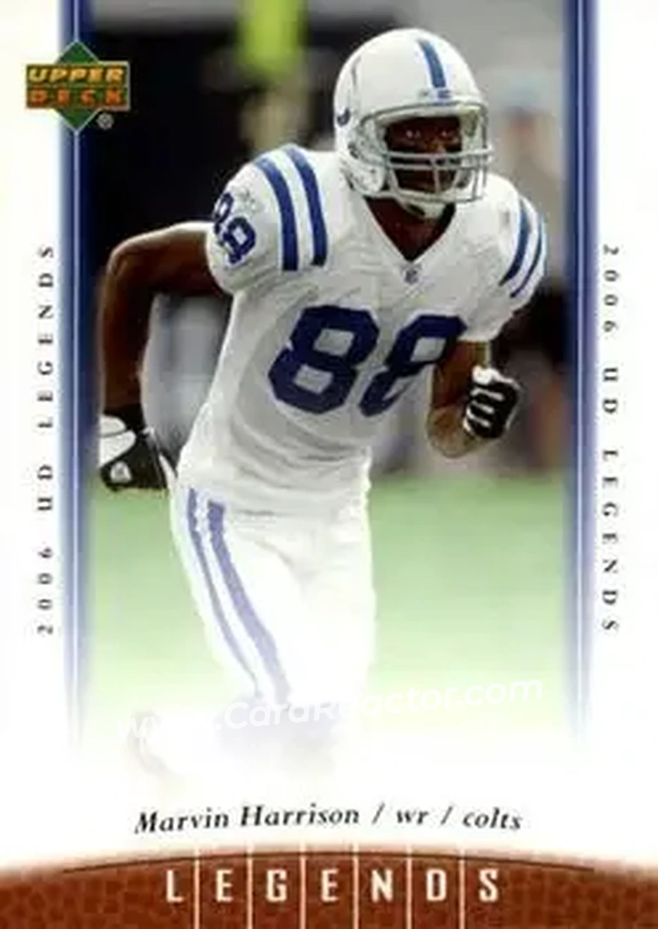 2006 Upper Deck Legends #19 - Marvin Harrison - Indianapolis Colts - Front