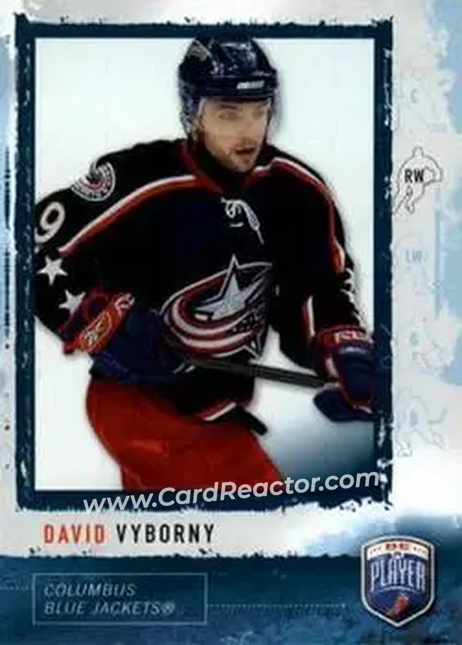 2006-07 Be A Player #12 - David Vyborny - Columbus Blue Jackets - Front