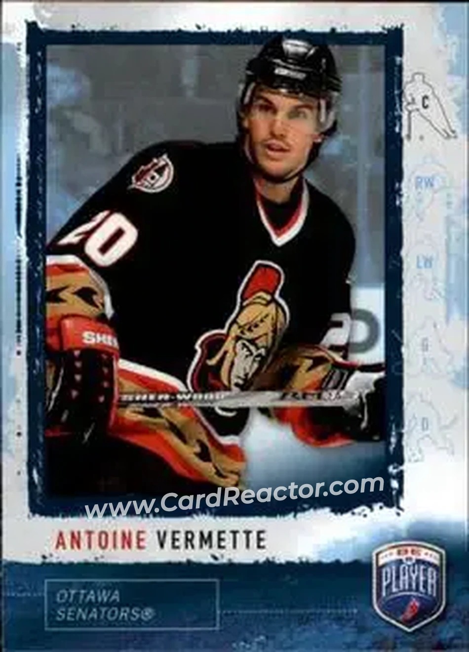 2006-07 Be A Player #14 - Antoine Vermette - Ottawa Senators - Front