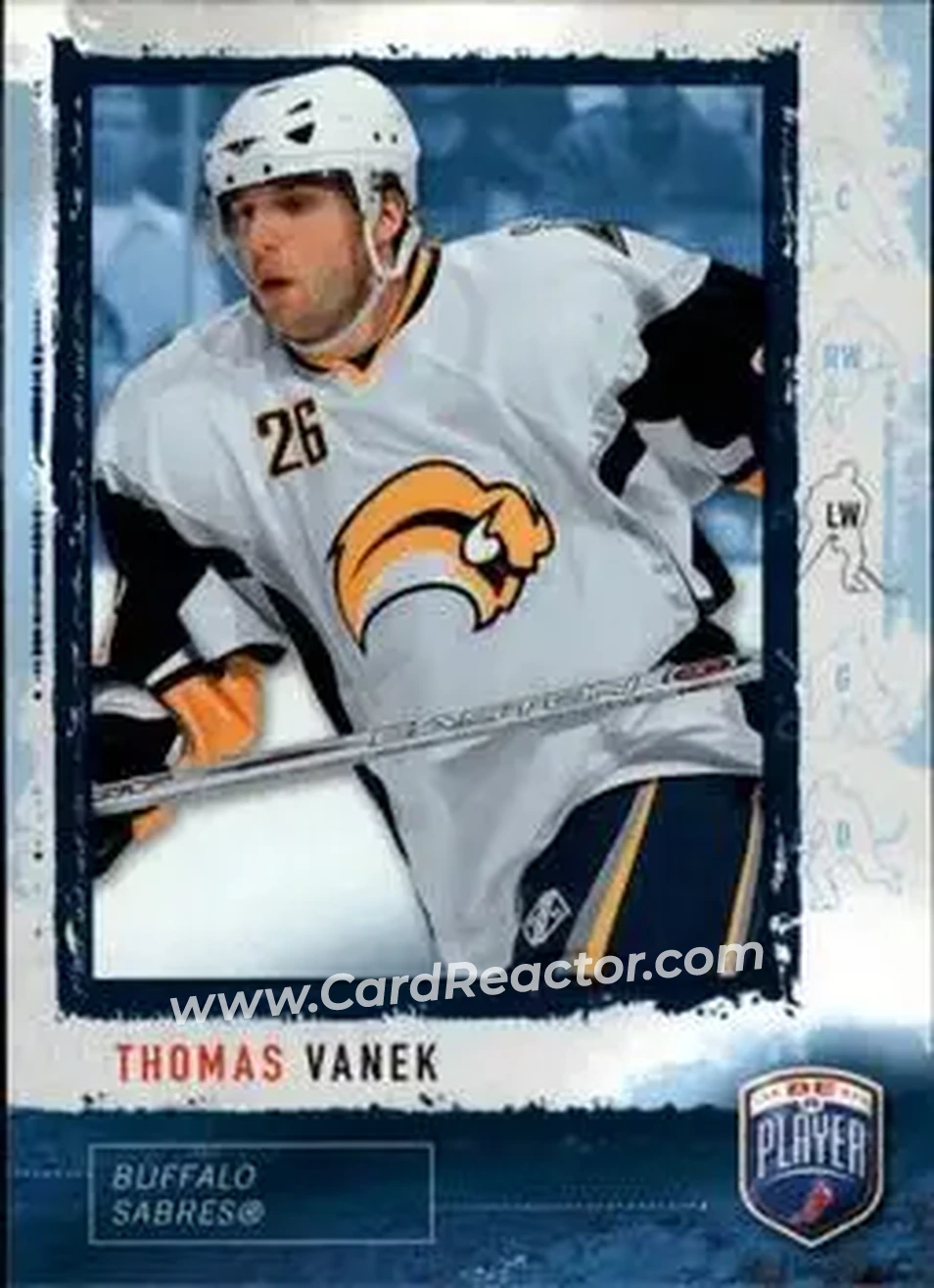 2006-07 Be A Player #16 - Thomas Vanek - Buffalo Sabres - Front