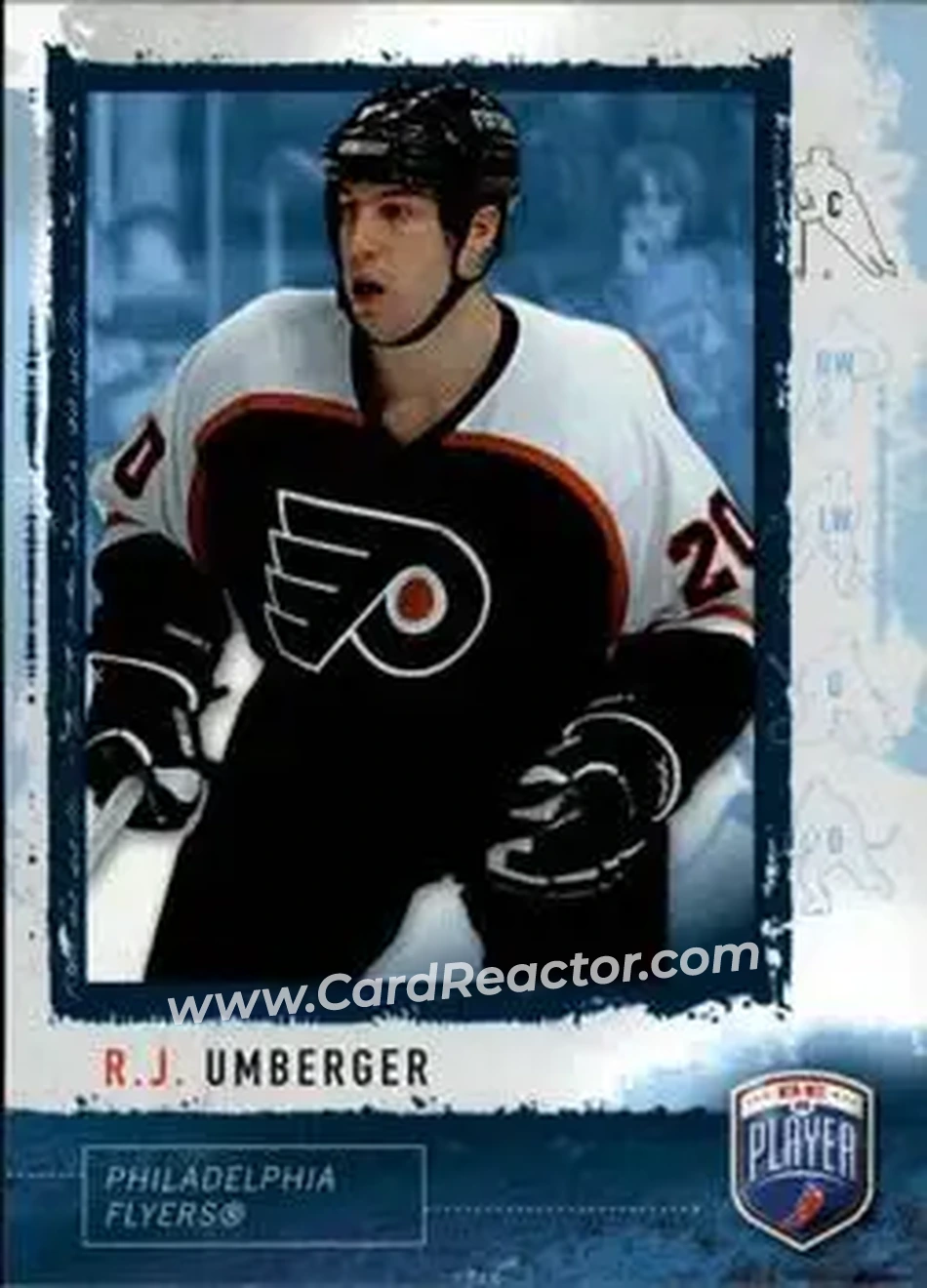2006-07 Be A Player #18 - R.J. Umberger - Philadelphia Flyers - Front