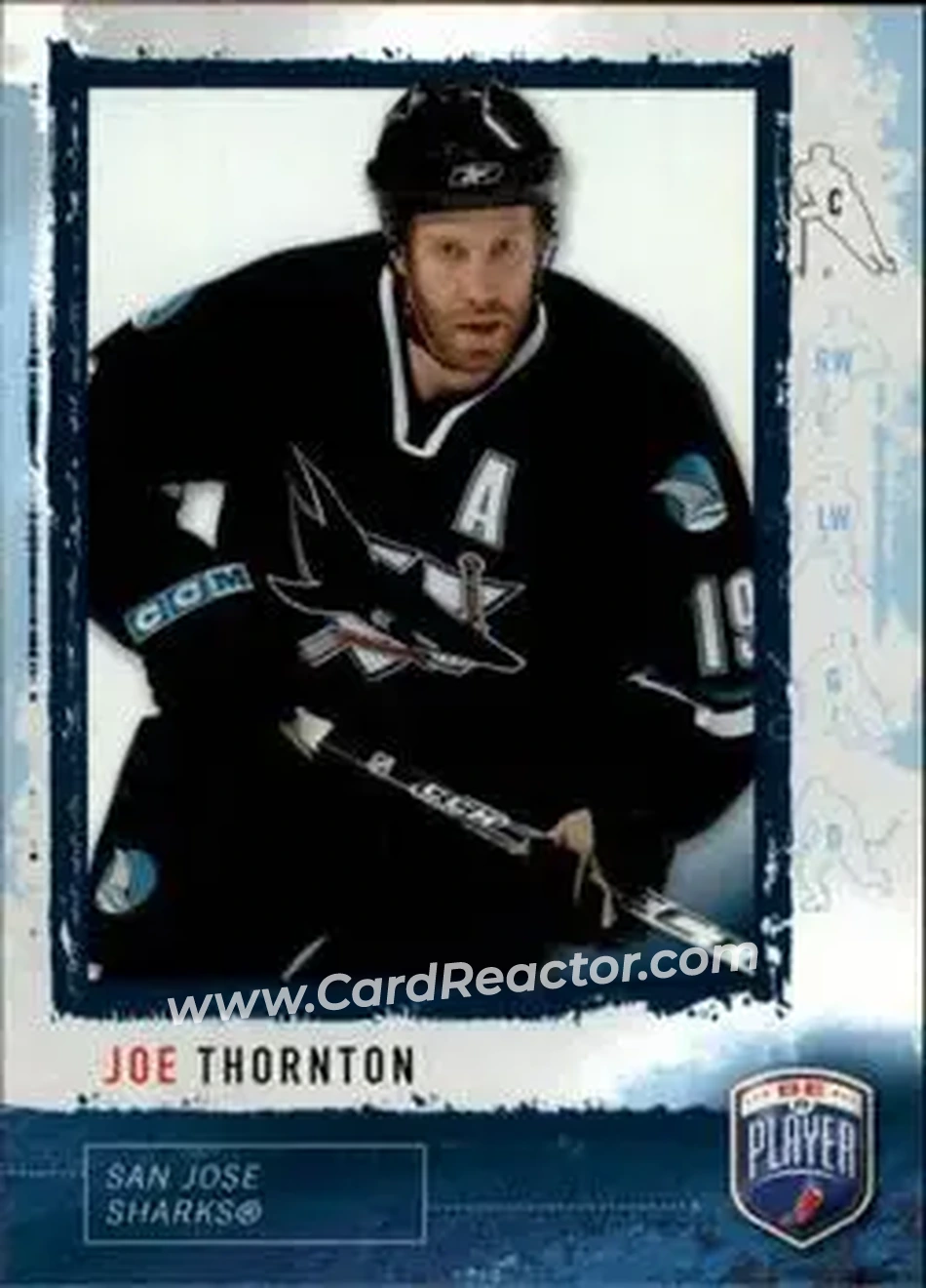 2006-07 Be A Player #23 - Joe Thornton - San Jose Sharks - Front