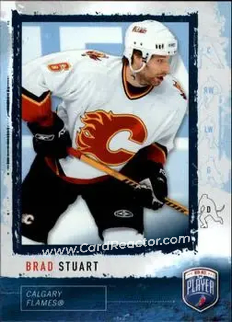2006-07 Be A Player #28 - Brad Stuart - Calgary Flames - Front