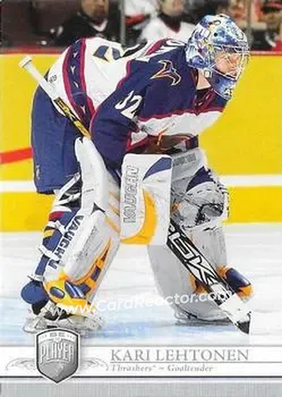 2006-07 Be A Player Portraits #6 - Kari Lehtonen - Atlanta Thrashers - Front 2006-07 Be A Player Portraits #6 - Kari Lehtonen - Atlanta Thrashers - Front