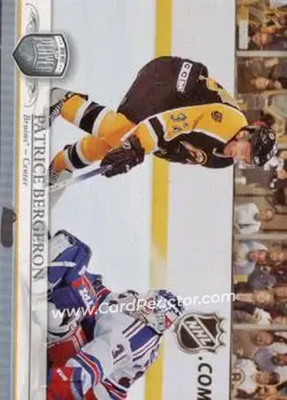 2006-07 Be A Player Portraits #10 - Patrice Bergeron - Boston Bruins - Front