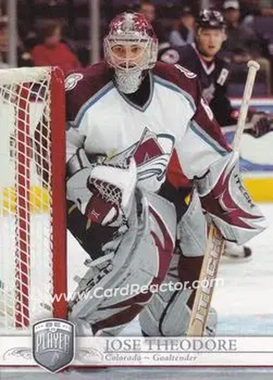 2006-07 Be A Player Portraits #29 - Jose Theodore - Colorado Avalanche - Front
