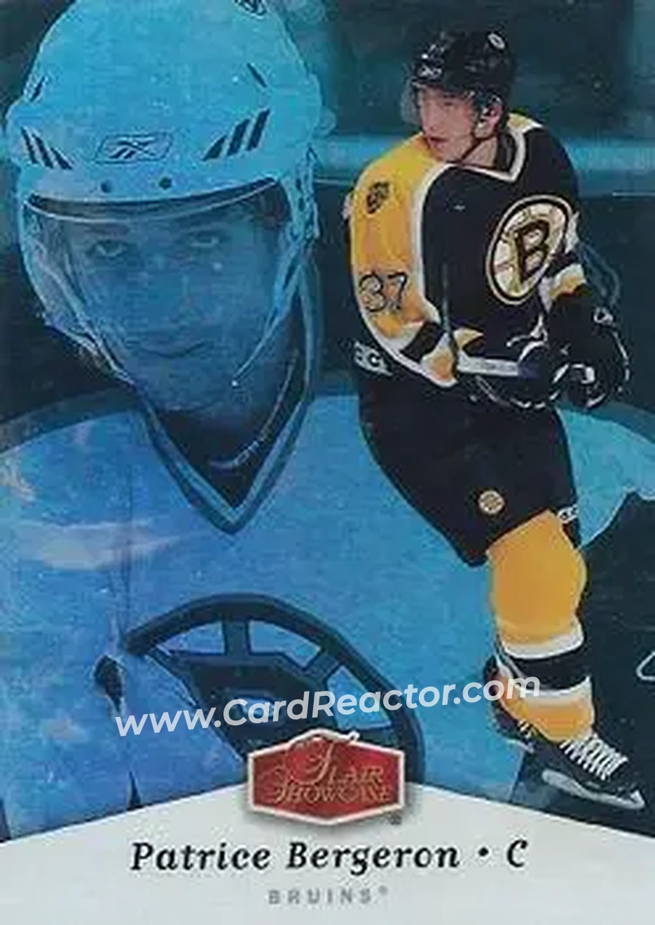 2006-07 Flair Showcase #9 - Patrice Bergeron - Boston Bruins - Front