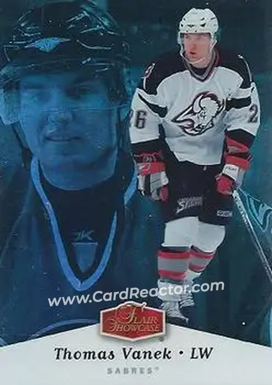 2006-07 Flair Showcase #15 - Thomas Vanek - Buffalo Sabres - Front