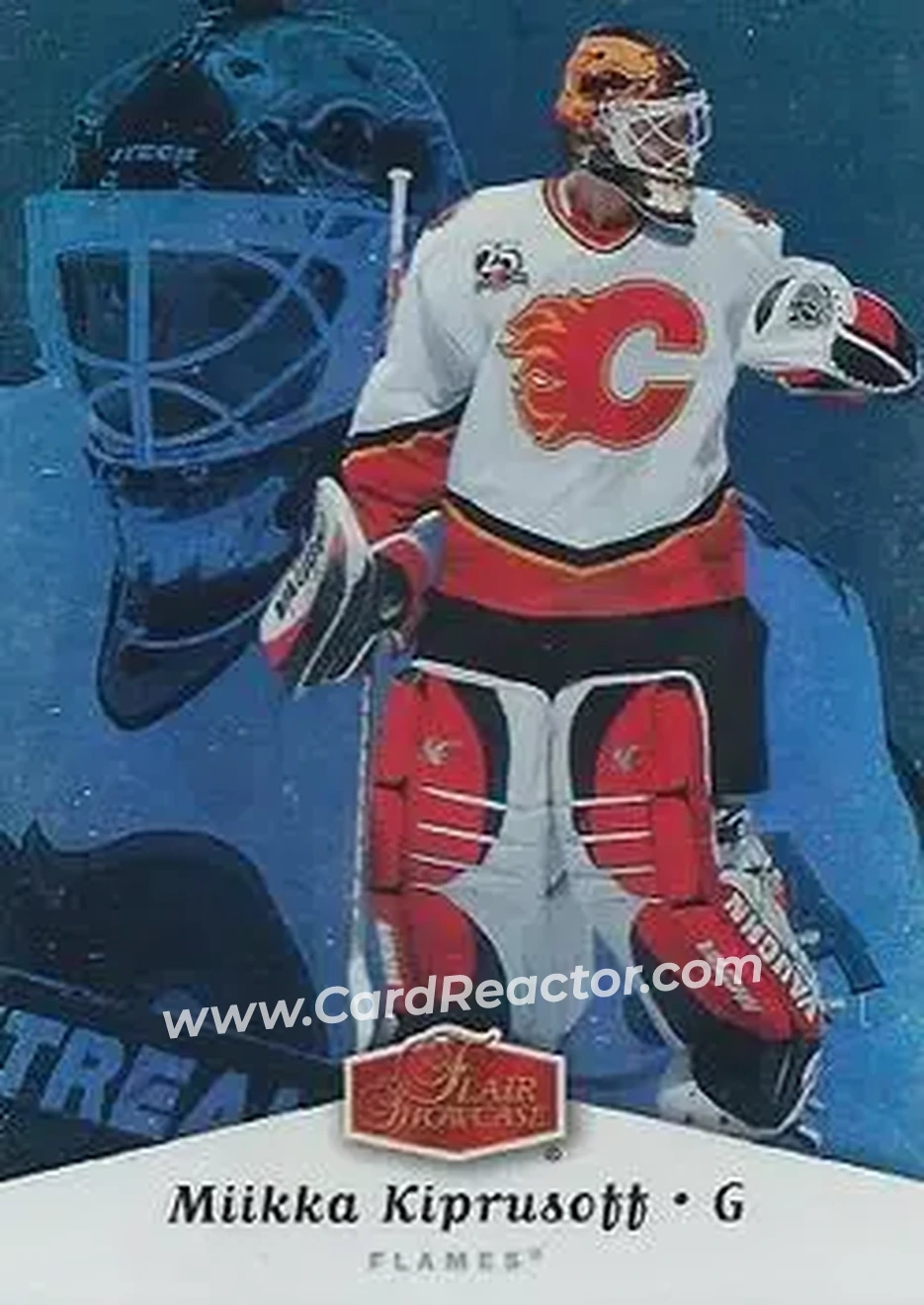 2006-07 Flair Showcase #17 - Miikka Kiprusoff - Calgary Flames - Front